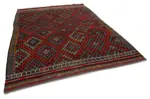 Cıcım Eskitme Multi Renk Keçi Kılı El Dokuma Kilim-214x290 - Görsel 2