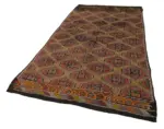 Cıcım Eskitme Multi Renk Keçi Kılı El Dokuma Kilim-165x295 - Görsel 3