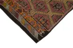 Cıcım Eskitme Multi Renk Keçi Kılı El Dokuma Kilim-165x295 - Görsel 4