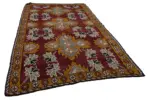Cıcım  Eskitme Multi Renk Keçi Kılı El Dokuma Kilim-208x331 - Görsel 2