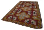 Cıcım  Eskitme Multi Renk Keçi Kılı El Dokuma Kilim-208x331 - Görsel 3