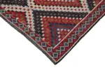 Cıcım  Eskitme Multi Renk Keçi Kılı El Dokuma Kilim-184x356 - Görsel 4