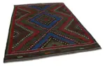 Cıcım  Eskitme Multi Renk Keçi Kılı El Dokuma Kilim-203x263 - Görsel 2