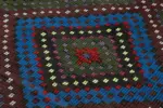 Cıcım  Eskitme Multi Renk Keçi Kılı El Dokuma Kilim-203x263 - Görsel 5