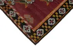 Cıcım Eskitme Kırmızı Renk Keçi Kılı El Dokuma Kilim-223x326 - Görsel 4