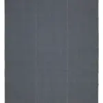 Flatweave Modern Gri Pamuk Üstü Yün El Dokuma Kilim-275x367