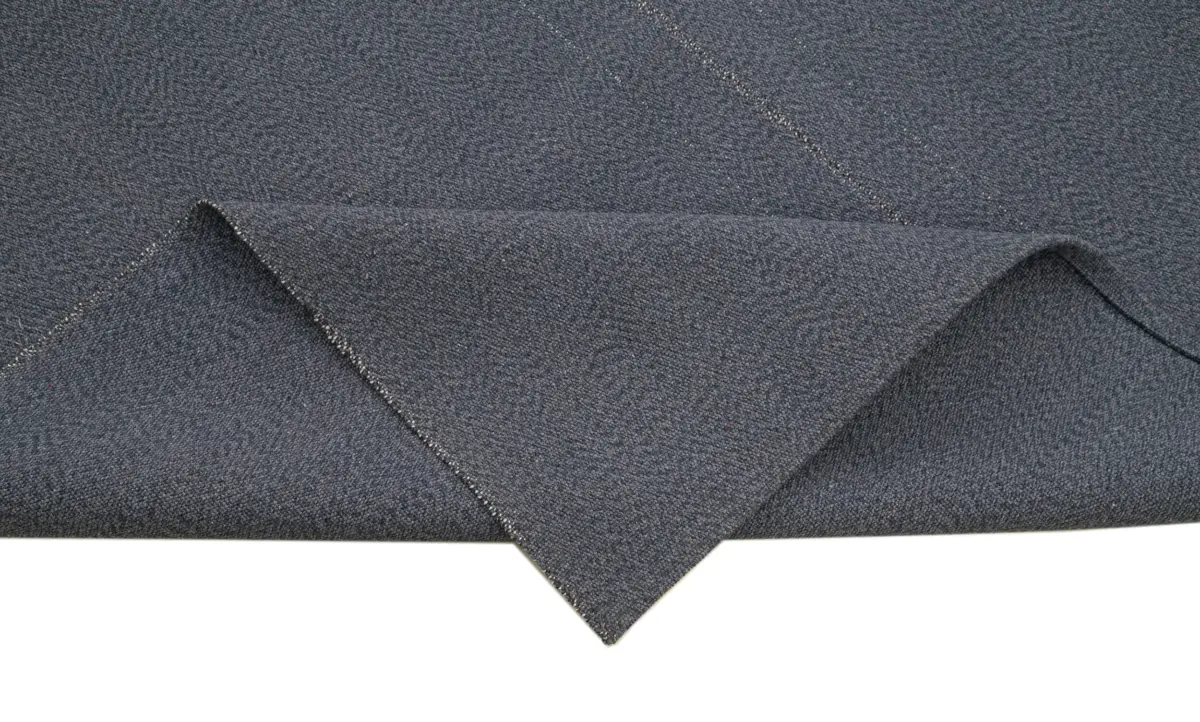 Flatweave Modern Gri Pamuk Üstü Yün El Dokuma Kilim-275x367 - Görsel 6