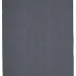 Flatweave Modern Gri Pamuk Üstü Yün El Dokuma Kilim-276x363