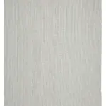 Flatweave Modern Bej Pamuk Üstü Yün El Dokuma Kilim-270x371