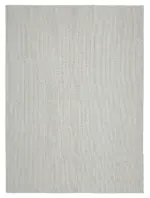 Flatweave Modern Bej Pamuk Üstü Yün El Dokuma Kilim-270x371