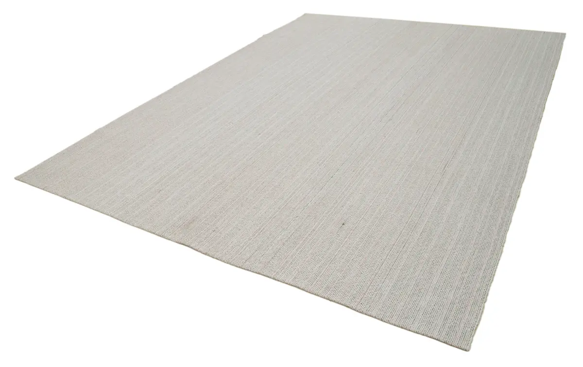 Flatweave Modern Bej Pamuk Üstü Yün El Dokuma Kilim-270x371 - Görsel 3