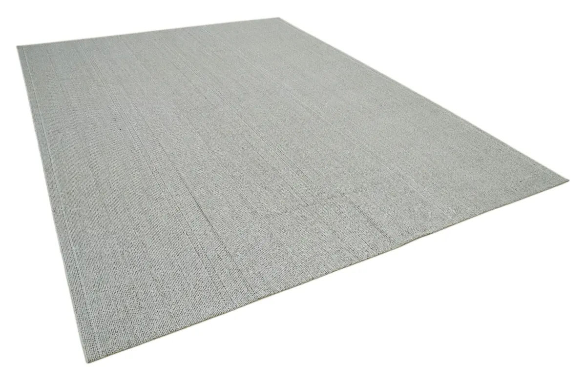 Flatweave Modern Bej Pamuk Üstü Yün El Dokuma Kilim-272x360 - Görsel 2