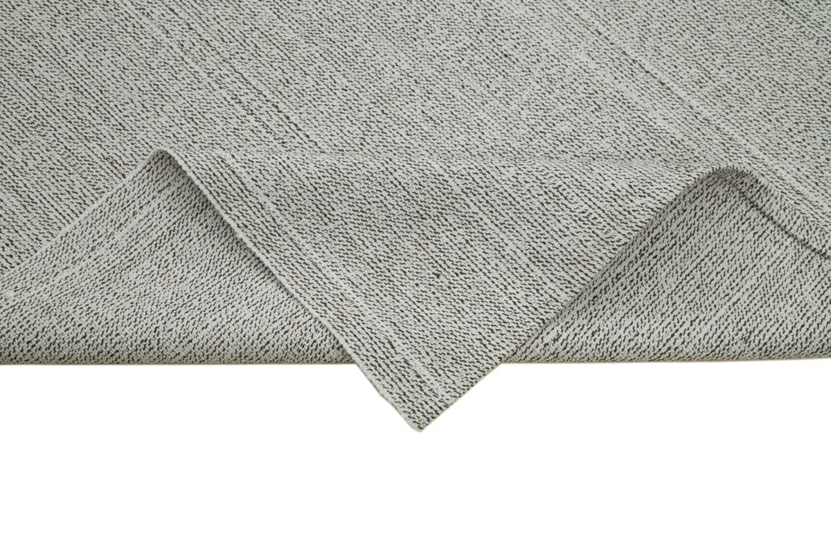 Flatweave Modern Bej Pamuk Üstü Yün El Dokuma Kilim-272x358 - Görsel 6