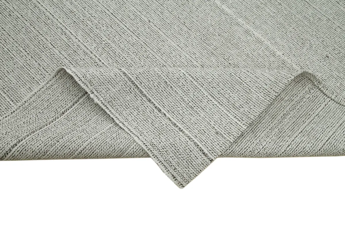 Flatweave Modern Bej Pamuk Üstü Yün El Dokuma Kilim-304x413 - Görsel 6