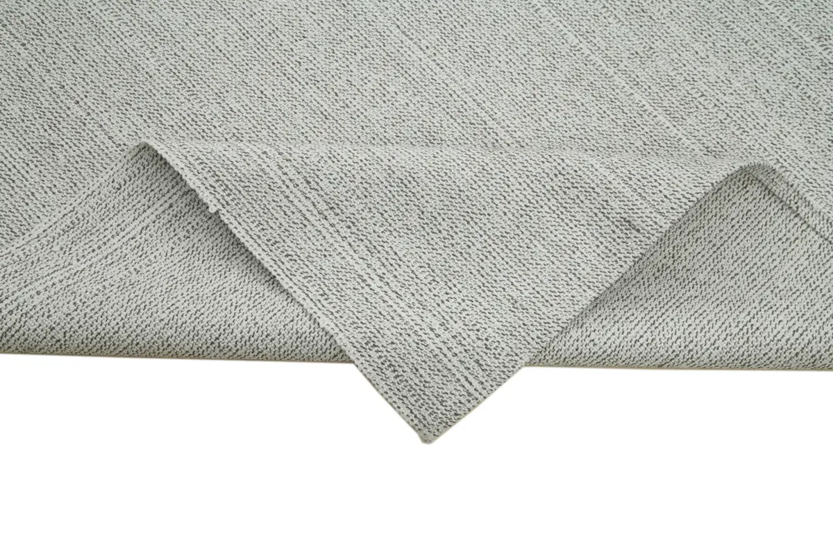 Flatweave Modern Bej Pamuk Üstü Yün El Dokuma Kilim-305x362 - Görsel 6