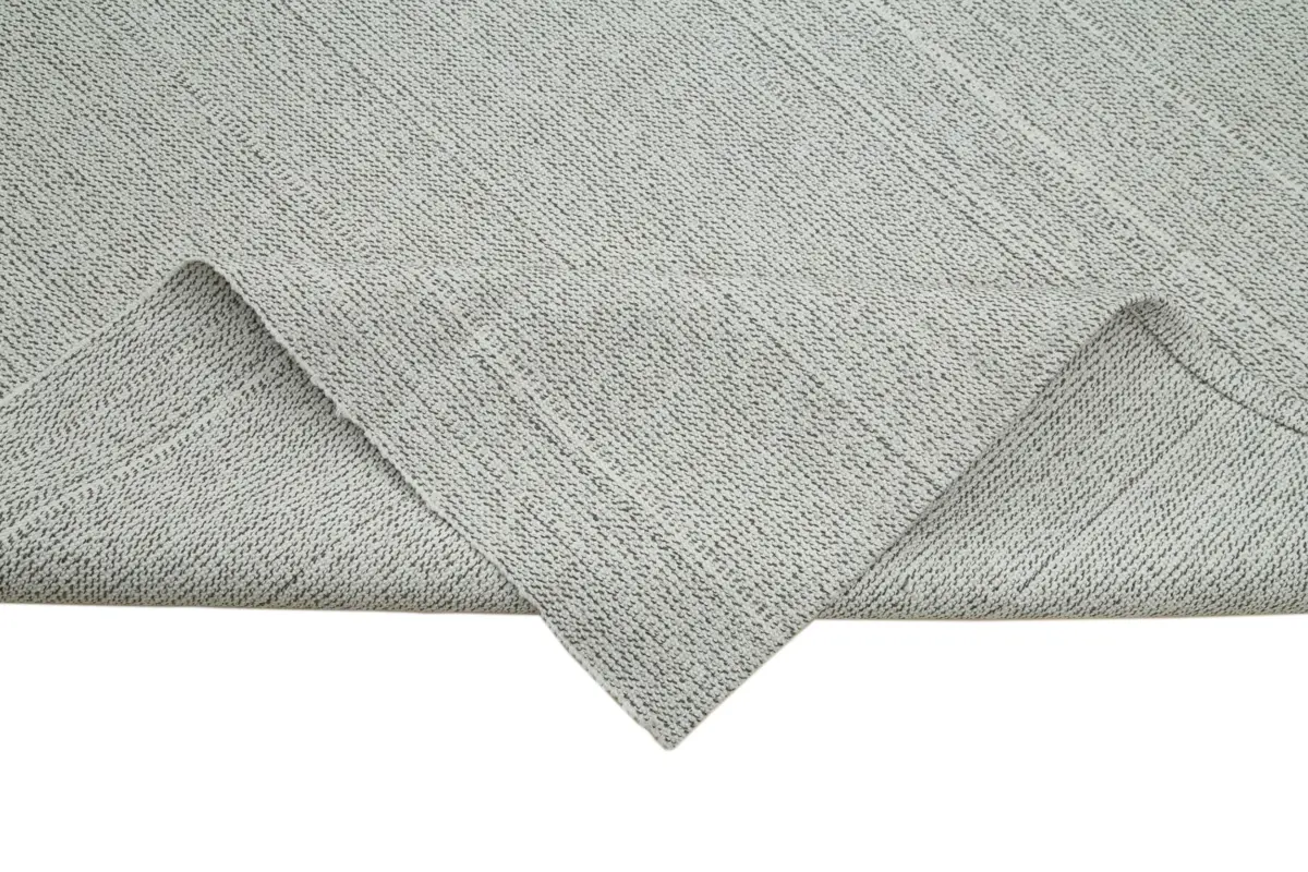 Flatweave Modern Bej Pamuk Üstü Yün El Dokuma Kilim-306x431 - Görsel 6