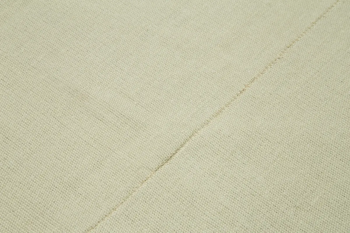 Flatweave Modern Bej Pamuk Üstü Yün El Dokuma Kilim-280x326 - Görsel 5