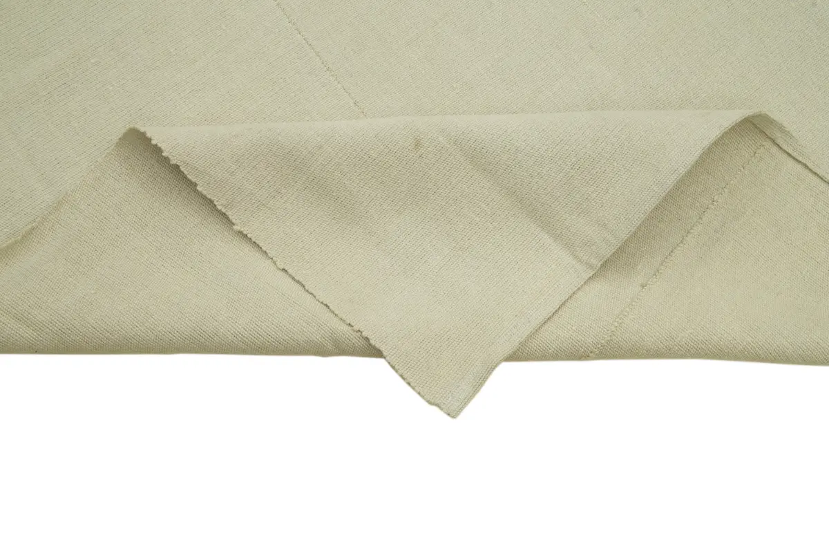 Flatweave Modern Bej Pamuk Üstü Yün El Dokuma Kilim-280x326 - Görsel 6