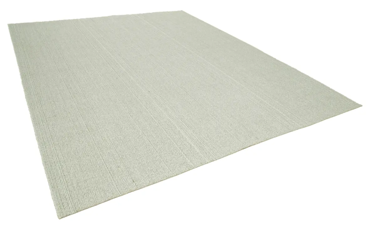 Flatweave Modern Bej Pamuk Üstü Yün El Dokuma Kilim-305x372 - Görsel 2