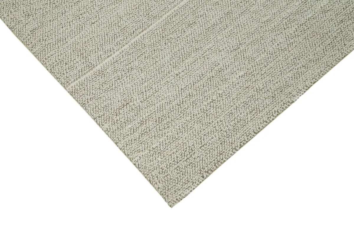 Flatweave Modern Bej Pamuk Üstü Yün El Dokuma Kilim-281x343 - Görsel 4