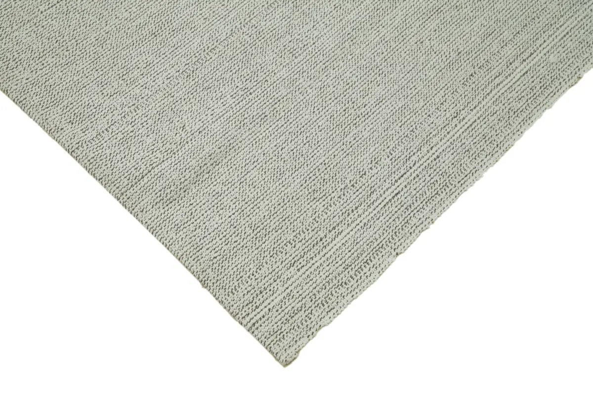 Flatweave Modern Bej Pamuk Üstü Yün El Dokuma Kilim-306x415 - Görsel 4