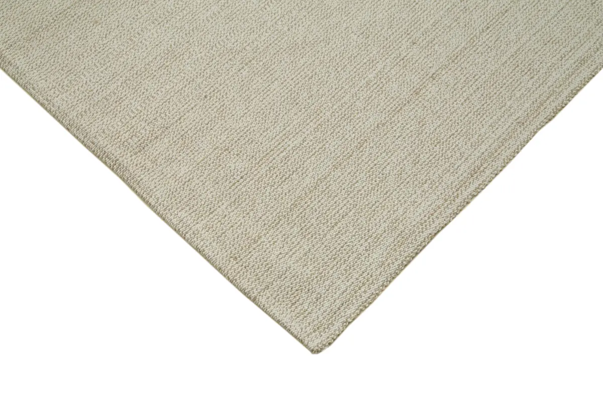 Flatweave Modern Bej Pamuk Üstü Yün El Dokuma Kilim-318x433 - Görsel 4