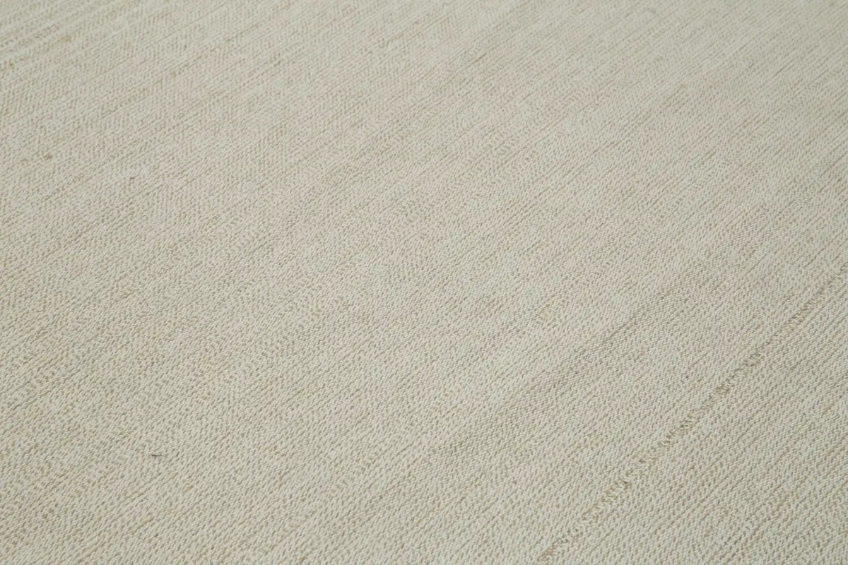 Flatweave Modern Bej Pamuk Üstü Yün El Dokuma Kilim-318x433 - Görsel 5