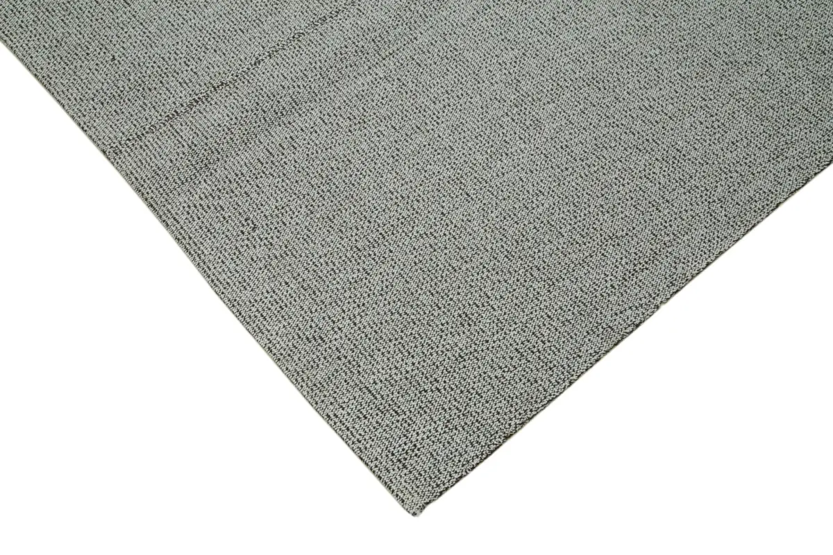 Flatweave Modern Gri Pamuk Üstü Yün El Dokuma Kilim-328x383 - Görsel 4
