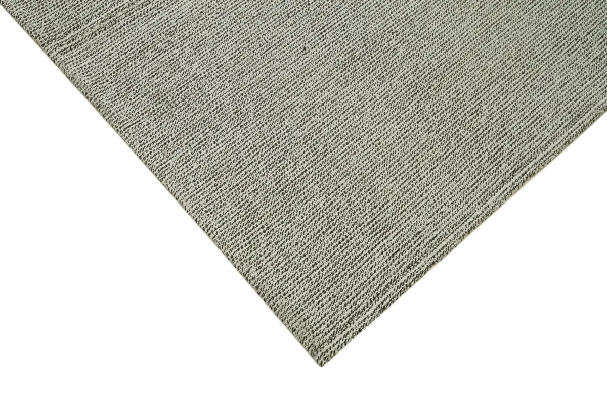 Flatweave Modern Gri Pamuk Üstü Yün El Dokuma Kilim-238x354 - Görsel 4