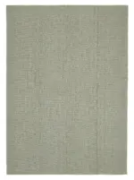 Flatweave Modern Gri Pamuk Üstü Yün El Dokuma Kilim-260x362