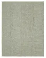 Flatweave Modern Gri Pamuk Üstü Yün El Dokuma Kilim-260x340