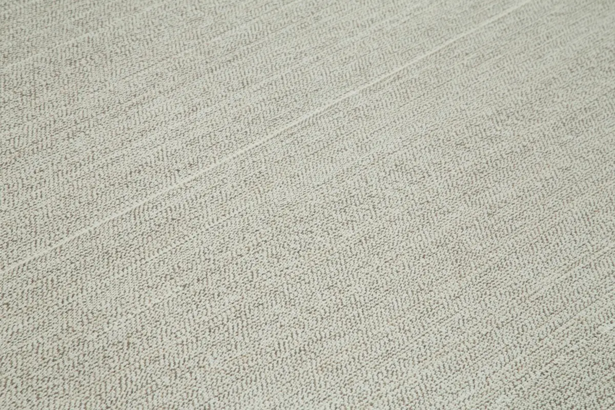 Flatweave Modern Bej Pamuk Üstü Yün El Dokuma Kilim-278x304 - Görsel 5