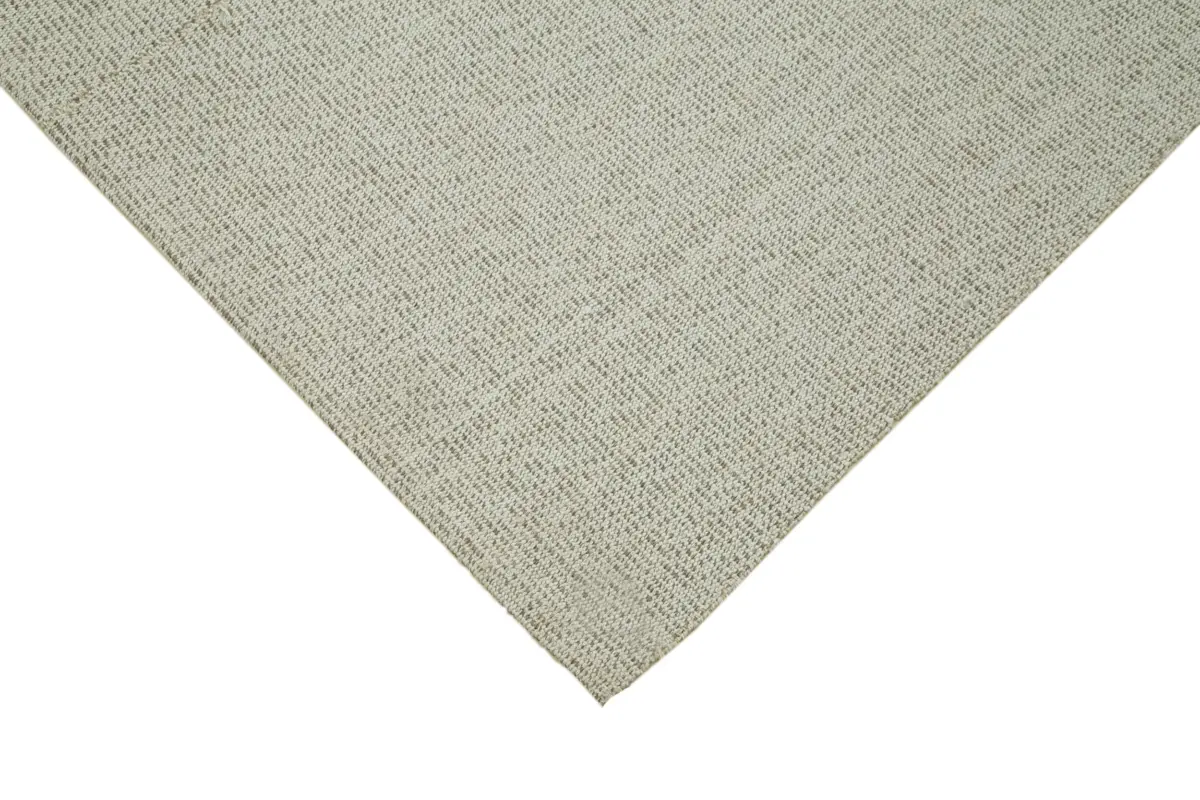 Flatweave Modern Bej Pamuk Üstü Yün El Dokuma Kilim-271x338 - Görsel 4