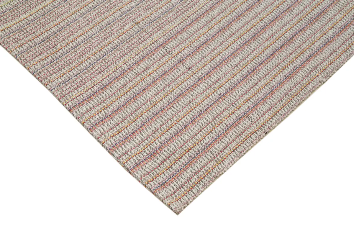 Flatweave Modern Multi Pamuk Üstü Yün El Dokuma Kilim-320x417 - Görsel 4