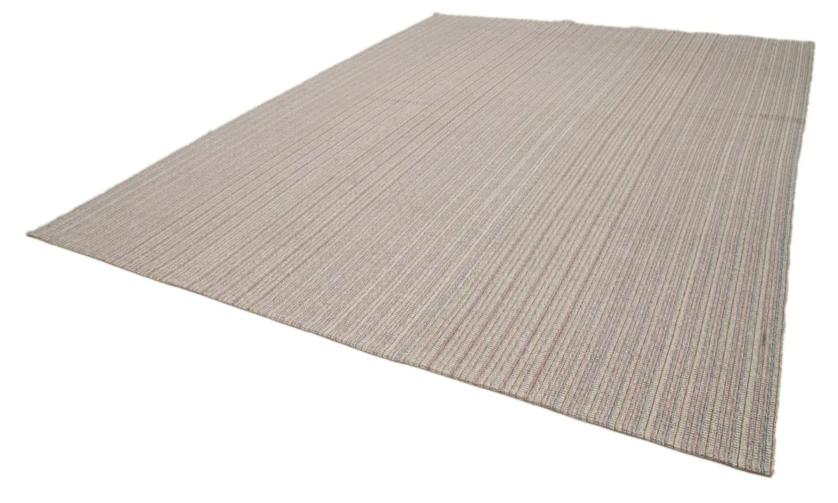 Flatweave Modern Multi Pamuk Üstü Yün El Dokuma Kilim-313x395 - Görsel 3