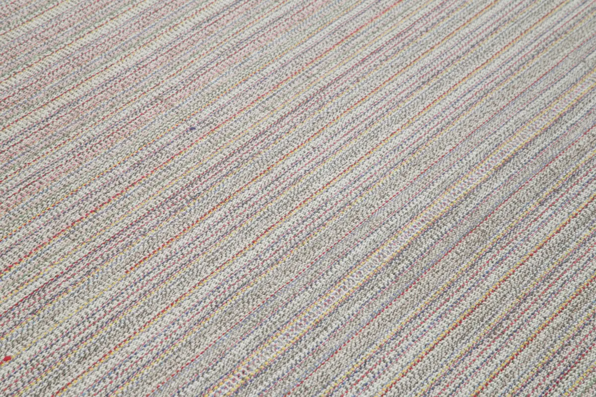 Flatweave Modern Multi Pamuk Üstü Yün El Dokuma Kilim-285x380 - Görsel 5
