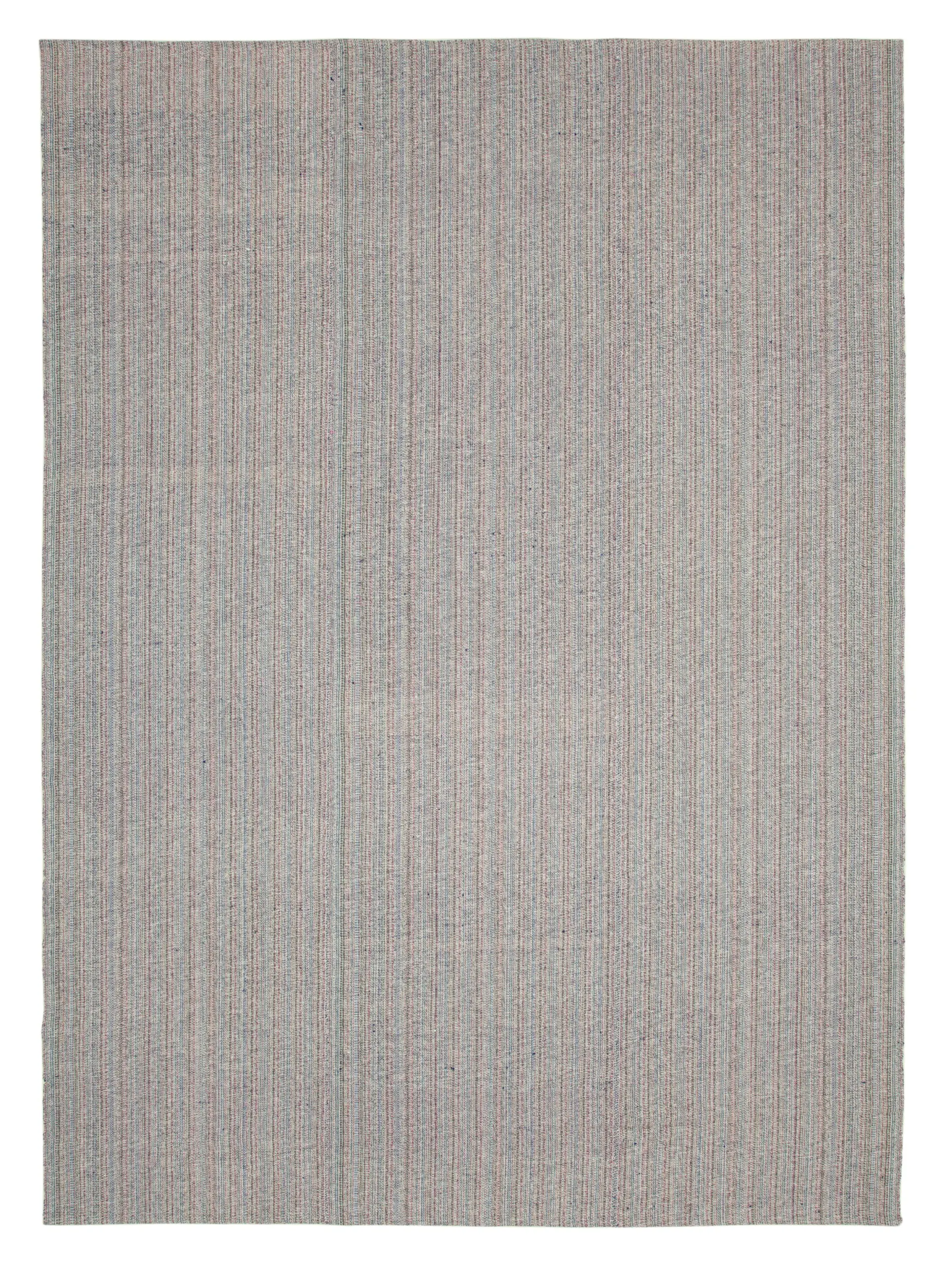 Flatweave Modern Multi Pamuk Üstü Yün El Dokuma Kilim-290x409 - Görsel 1