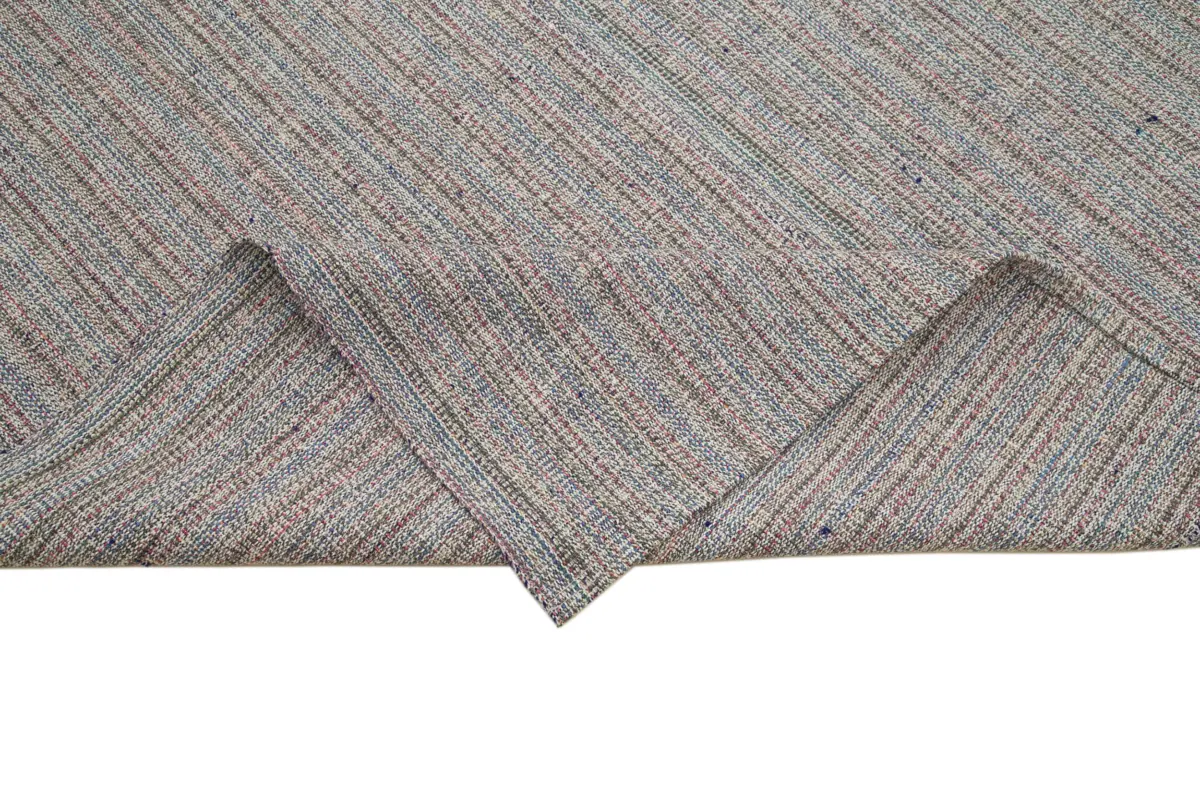 Flatweave Modern Multi Pamuk Üstü Yün El Dokuma Kilim-290x409 - Görsel 6