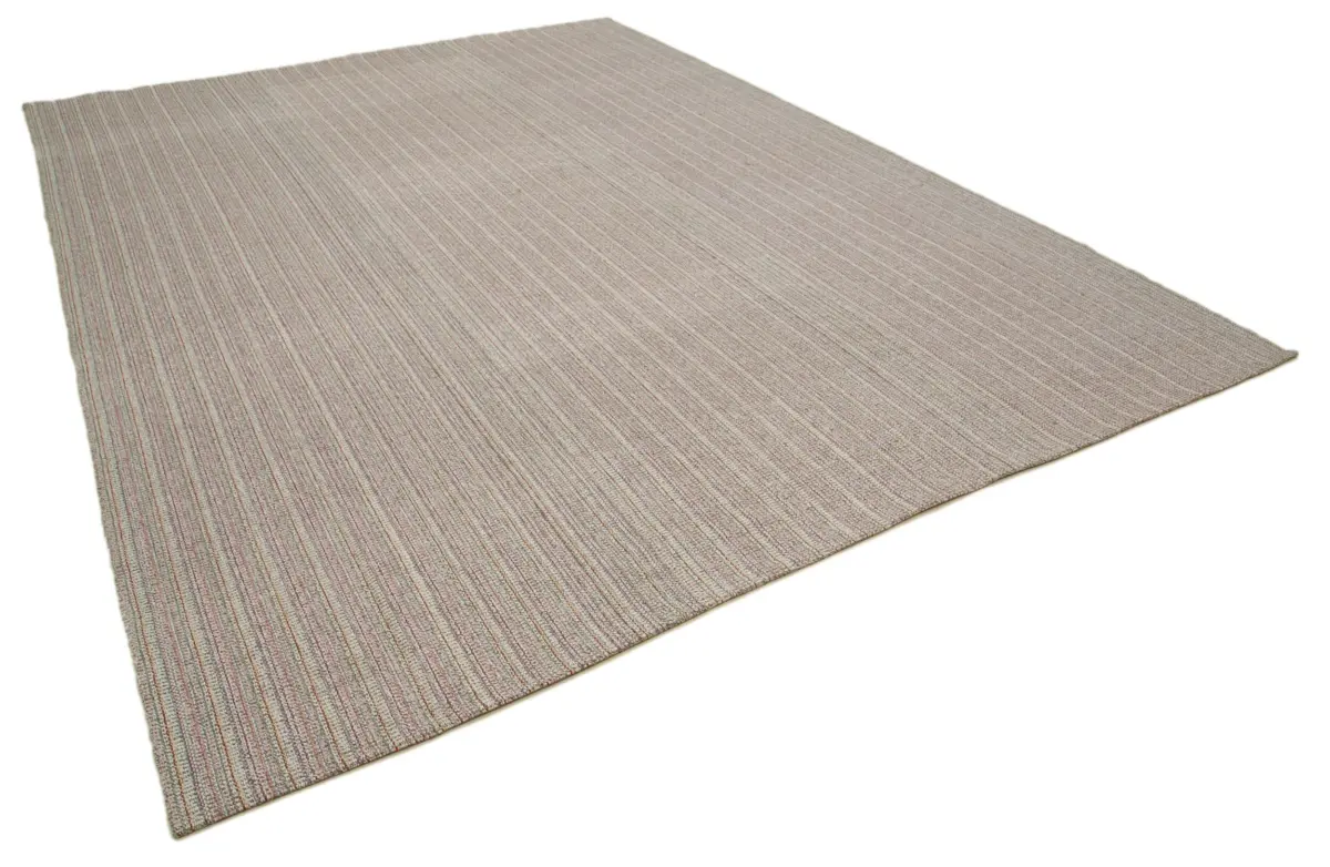 Flatweave Modern Multi Pamuk Üstü Yün El Dokuma Kilim-285x396 - Görsel 2