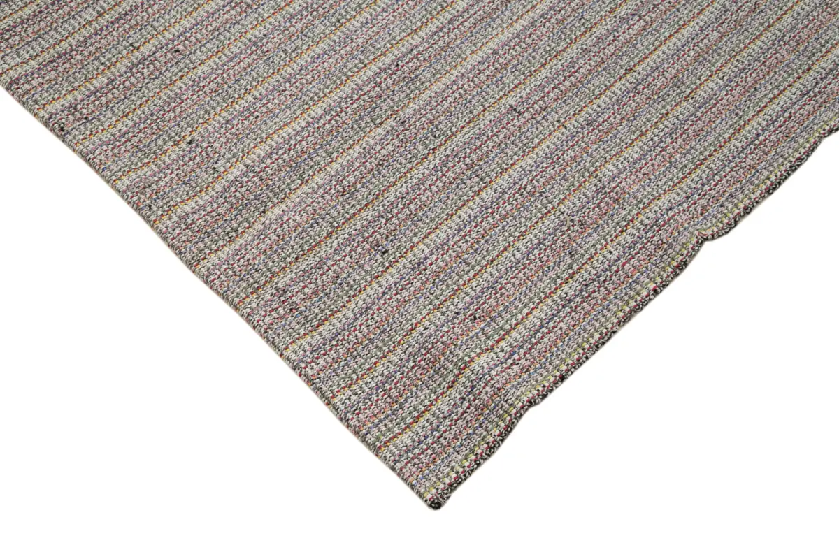 Flatweave Modern Multi Pamuk Üstü Yün El Dokuma Kilim-320x410 - Görsel 4