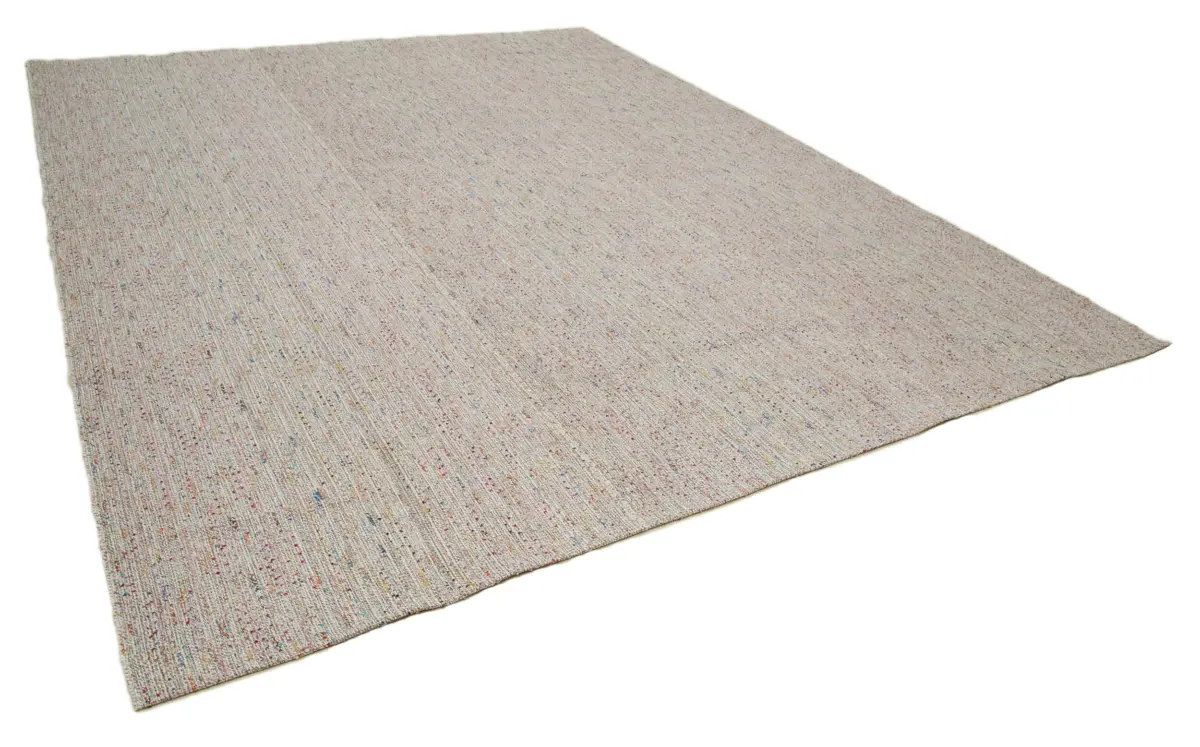 Flatweave Modern Multi Pamuk Üstü Yün El Dokuma Kilim-312x400 - Görsel 2