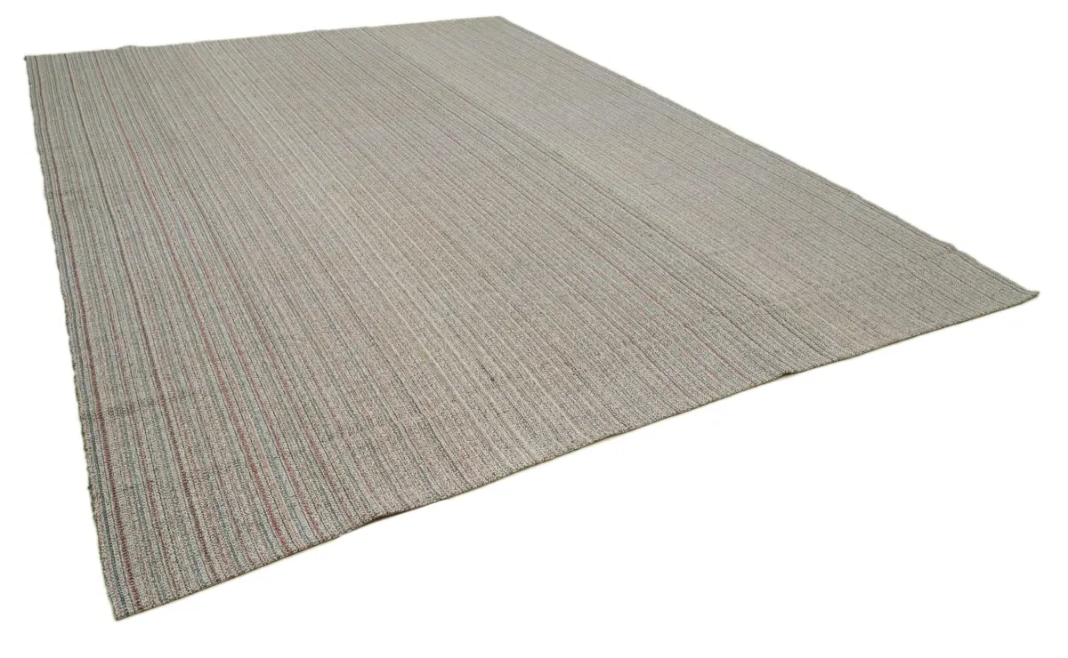 Flatweave Modern Multi Pamuk Üstü Yün El Dokuma Kilim-310x410 - Görsel 2