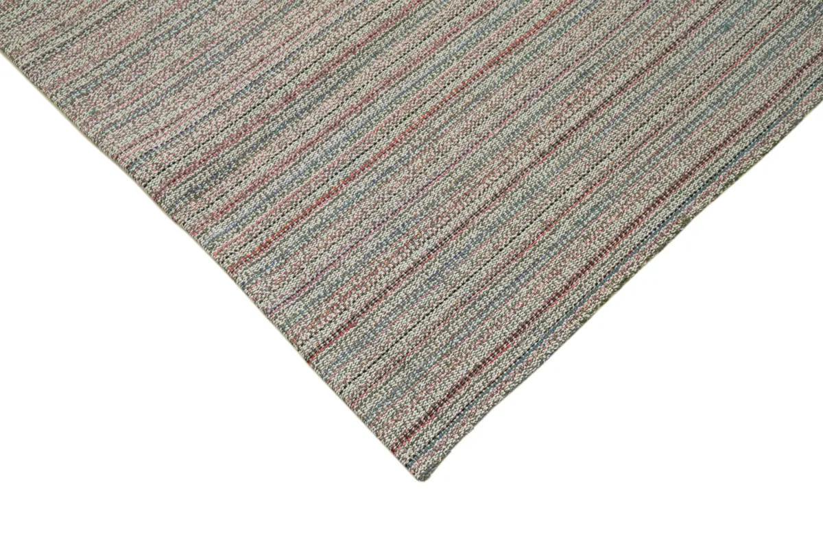 Flatweave Modern Multi Pamuk Üstü Yün El Dokuma Kilim-310x410 - Görsel 4