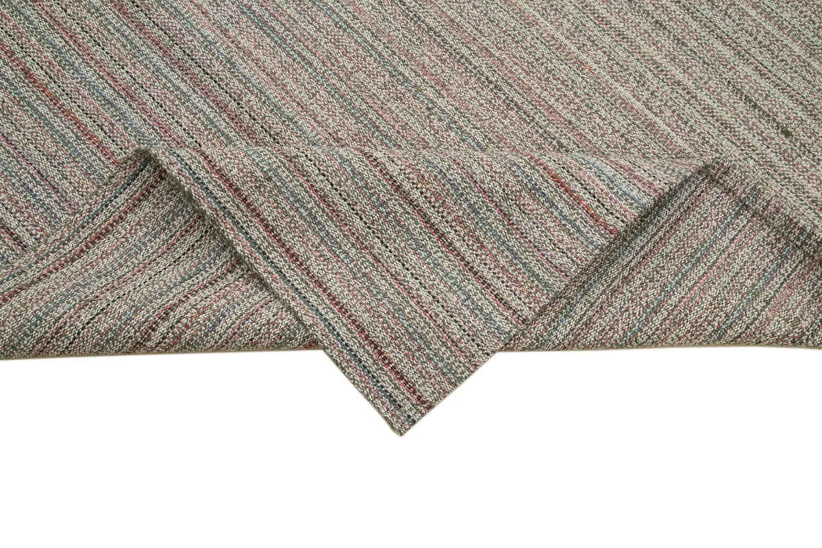 Flatweave Modern Multi Pamuk Üstü Yün El Dokuma Kilim-310x410 - Görsel 6