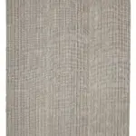 Flatweave Modern Gri Pamuk Üstü Yün El Dokuma Kilim-300x416