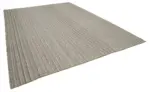 Flatweave Modern Gri Pamuk Üstü Yün El Dokuma Kilim-300x416 - Görsel 2