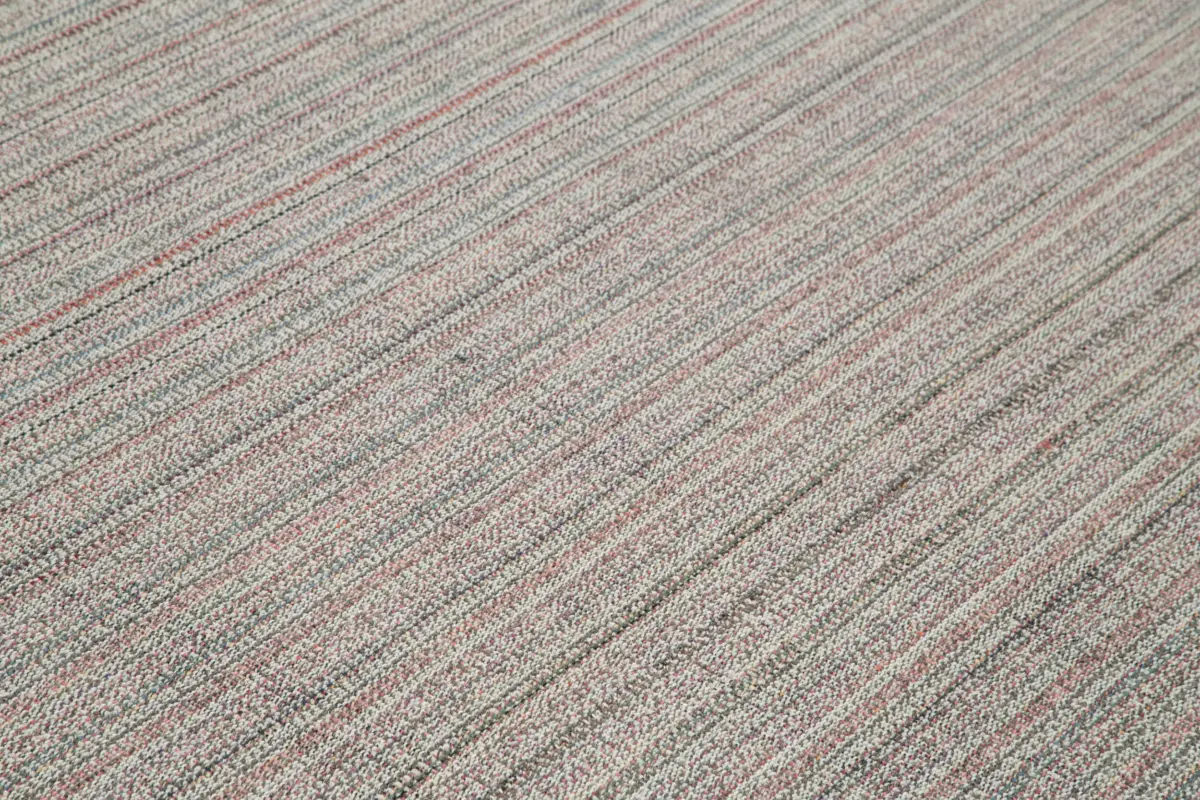 Flatweave Modern Multi Pamuk Üstü Yün El Dokuma Kilim-302x400 - Görsel 5