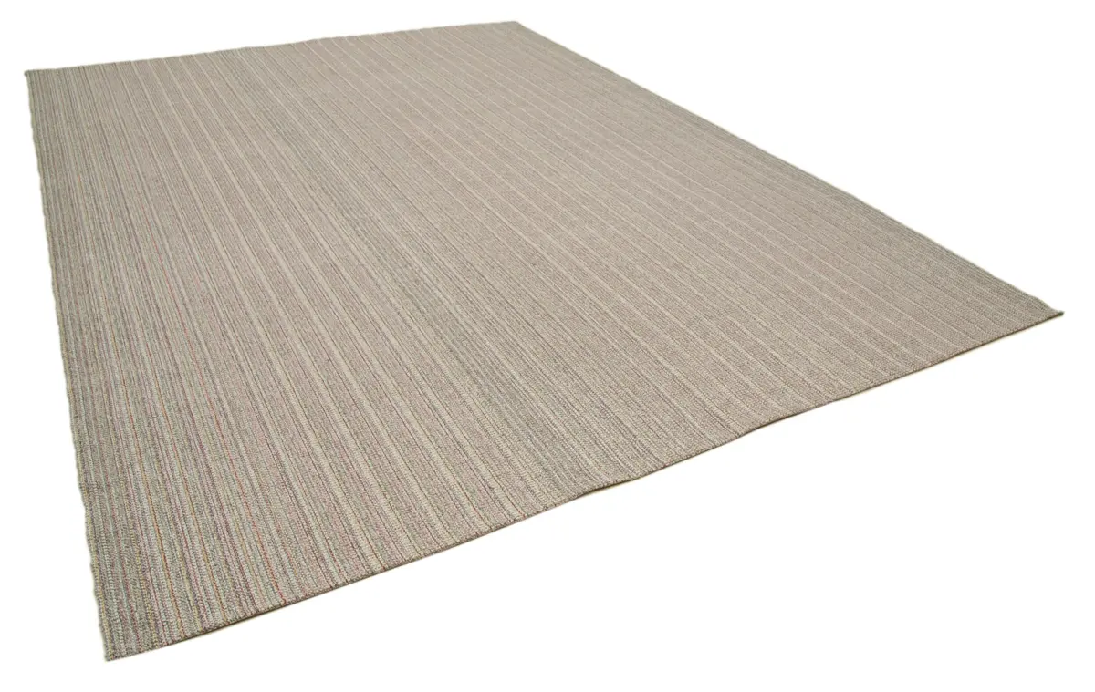 Flatweave Modern Multi Pamuk Üstü Yün El Dokuma Kilim-285x390 - Görsel 2