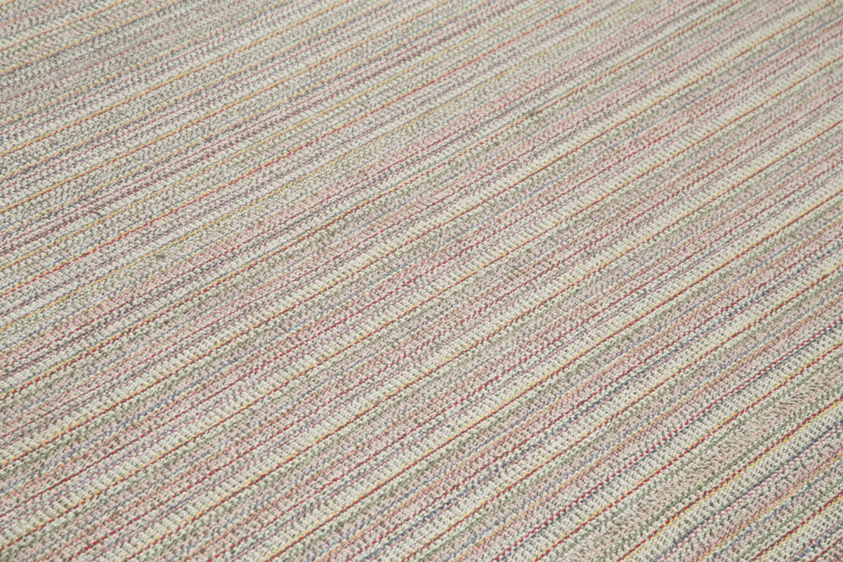 Flatweave Modern Multi Pamuk Üstü Yün El Dokuma Kilim-285x347 - Görsel 5