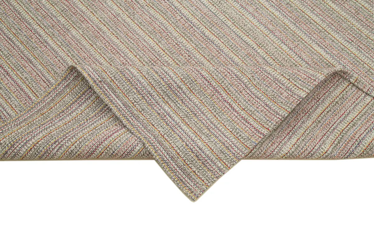 Flatweave Modern Multi Pamuk Üstü Yün El Dokuma Kilim-285x347 - Görsel 6